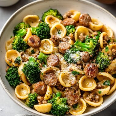 Orecchiette with Sausage and Broccoli