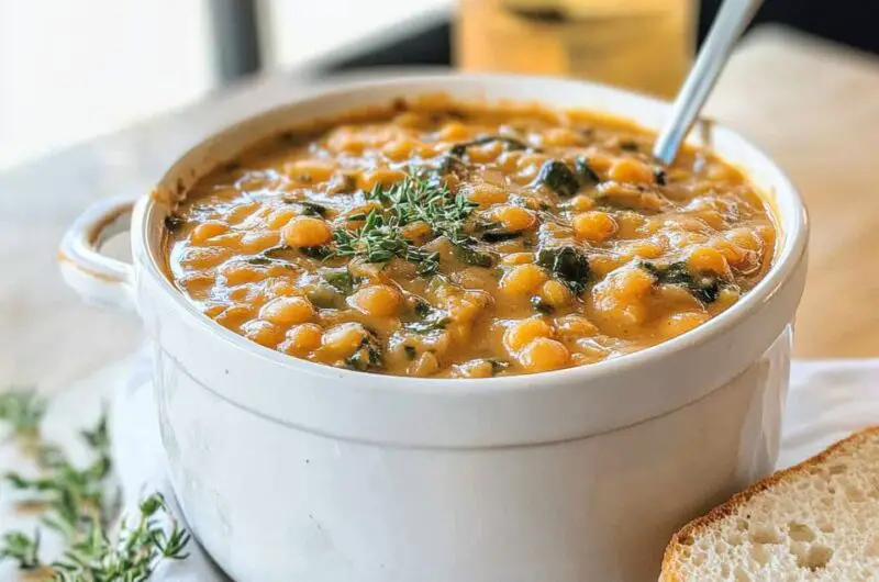 Hearty Golden French Lentil Stew