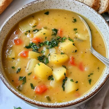 Hearty Vegan German Potato Soup