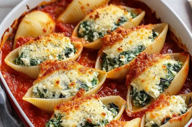 Ricotta and Spinach Stuffed Shells