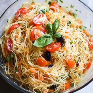 Angel Hair Pasta Salad 3 Angel Hair Pasta Salad