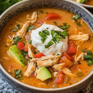 Creamy Chicken Fajita Soup