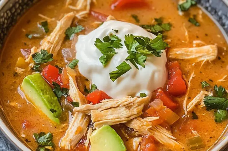 Creamy Chicken Fajita Soup