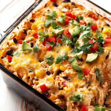 Chicken Burrito Casserole 2 Chicken Burrito Casserole