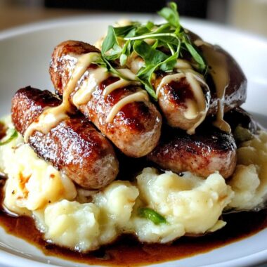Irish Bangers and Colcannon