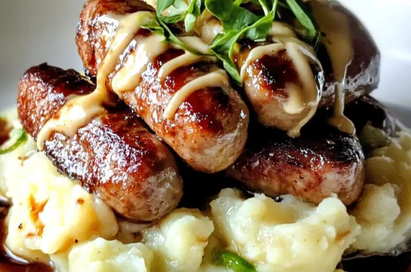 Irish Bangers and Colcannon