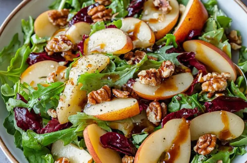 Pear and Walnut Salad