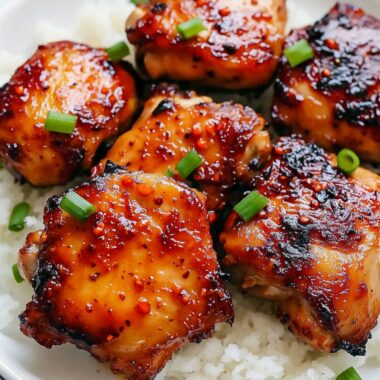 Sweet Chili Chicken Thighs in Air Fryer