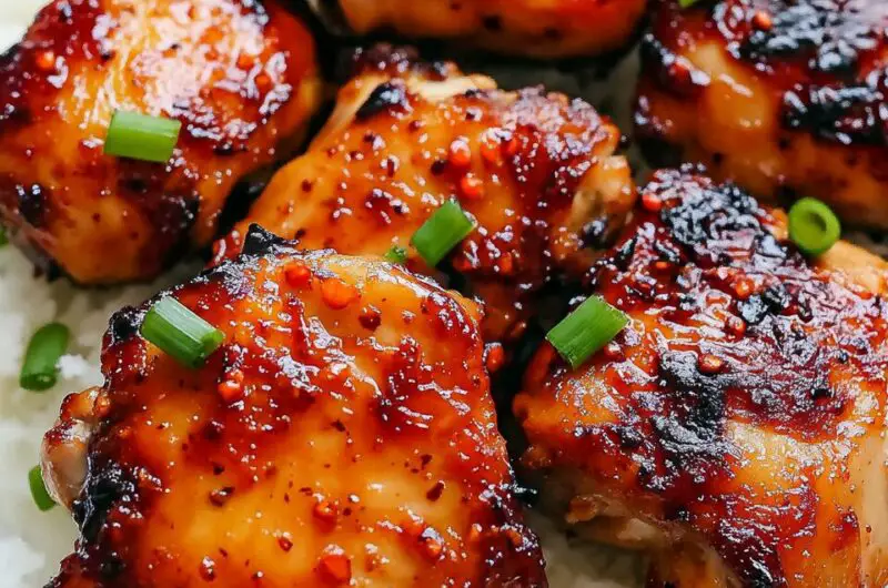 Sweet Chili Chicken Thighs in Air Fryer