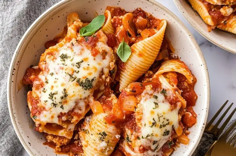 Slow Cooker Stuffed Shells