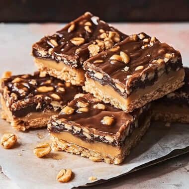Salty Coffee Toffee Bars