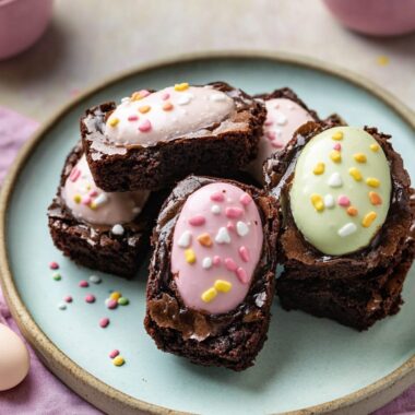 Easter Egg Brownies