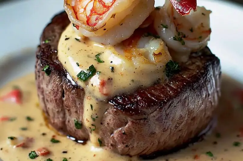 Filet Mignon with Shrimp and Lobster