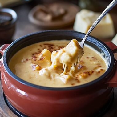Guinness Cheddar Fondue