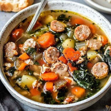 Chicken Sausage and Vegetable Soup