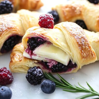 Berries & Brie Crescent Rolls