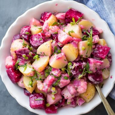 Beet and Potato Salad (Salade Russe)