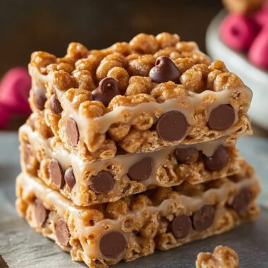 Chewy Chocolate Chip Cereal Bars
