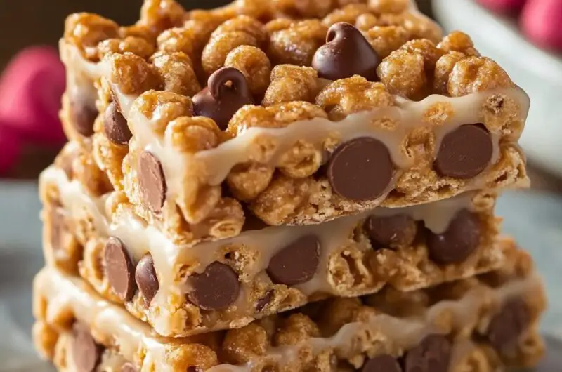 Chewy Chocolate Chip Cereal Bars