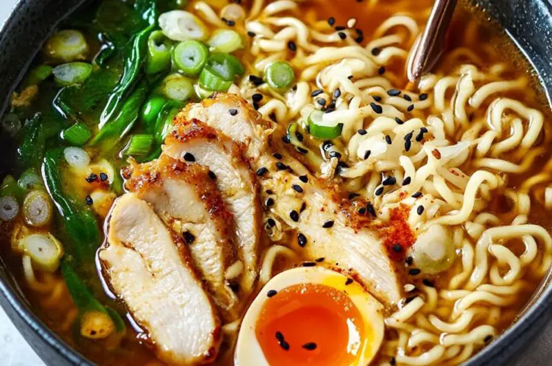 Japanese-Style Spicy Chicken Ramen