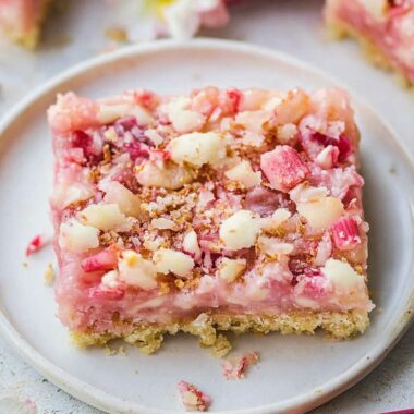 Rhubarb Dream Bars