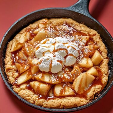 Apple Pie Skillet Cookie