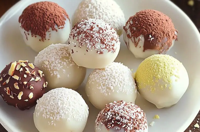 Almond Chocolate Truffles