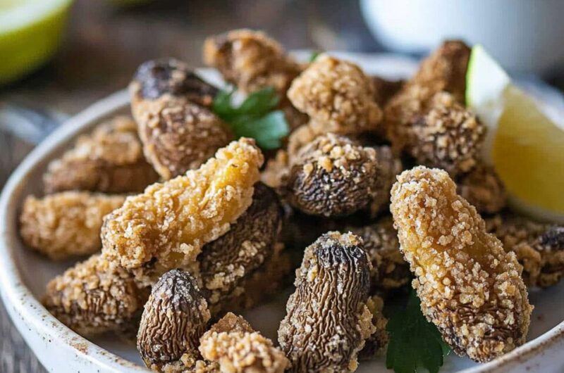 Crispy Breaded Morel Mushrooms