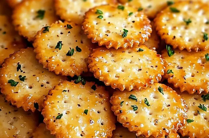 Garlic Ritz Cracker Bites