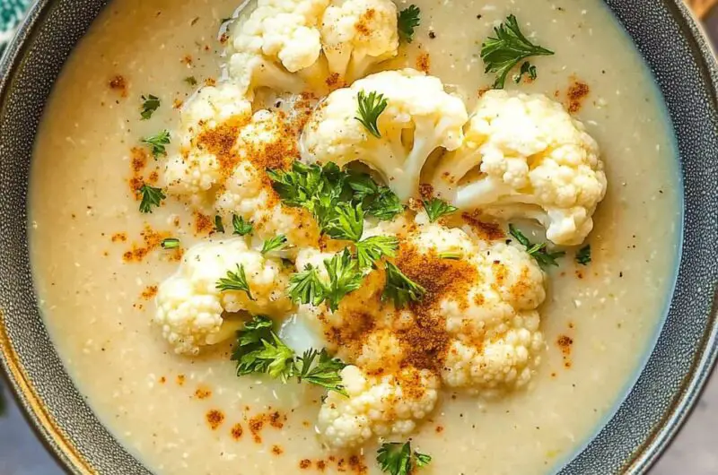 Instant Pot Cauliflower Soup