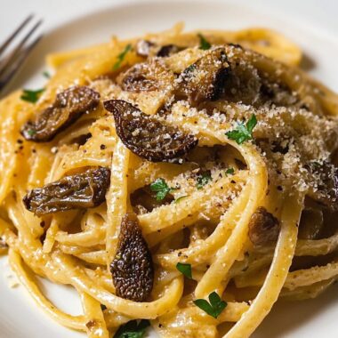 Linguine with Morel Mushrooms
