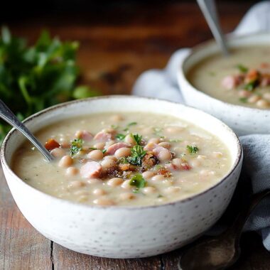 Navy Bean and Ham Soup