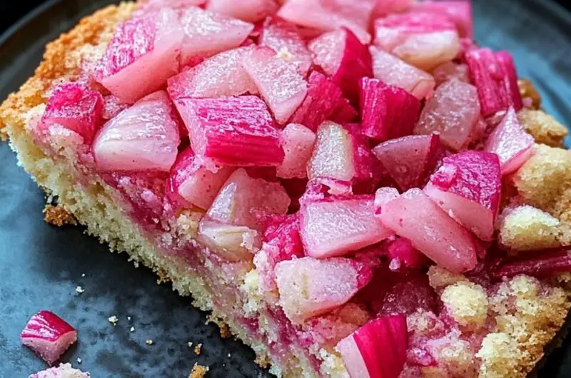 Quick Rhubarb Cake
