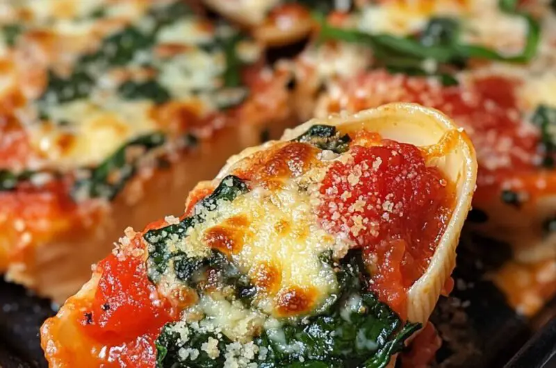 Spinach and Cheese Stuffed Shells