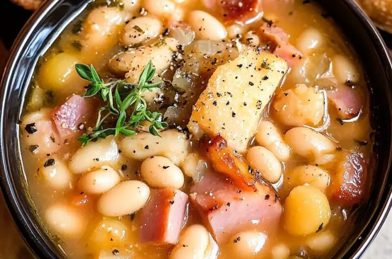 Smoky Ham and White Bean Soup