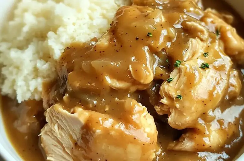 Slow Cooker Chicken and Gravy