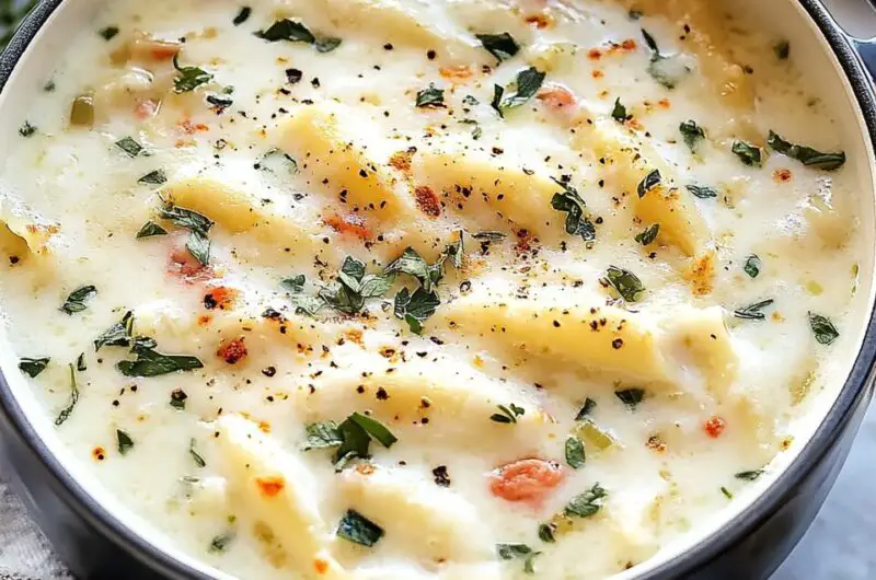 White Lasagna Soup