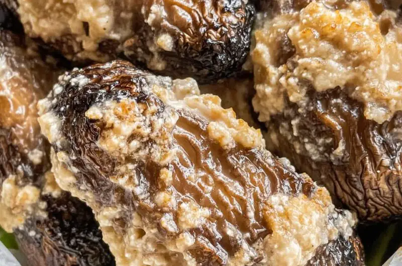 Crab Stuffed Morel Mushrooms