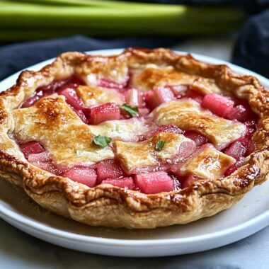Classic Rhubarb Pie