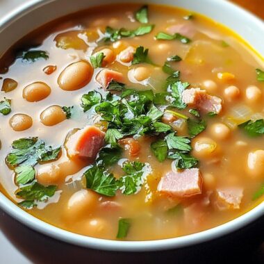 Cozy Ham and Bean Soup