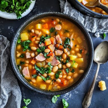 Hearty Ham and Bean Soup 2 Hearty Ham and Bean Soup