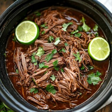 Slow Cooker Barbacoa Beef