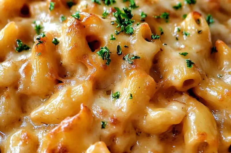 French Onion Pasta Bake