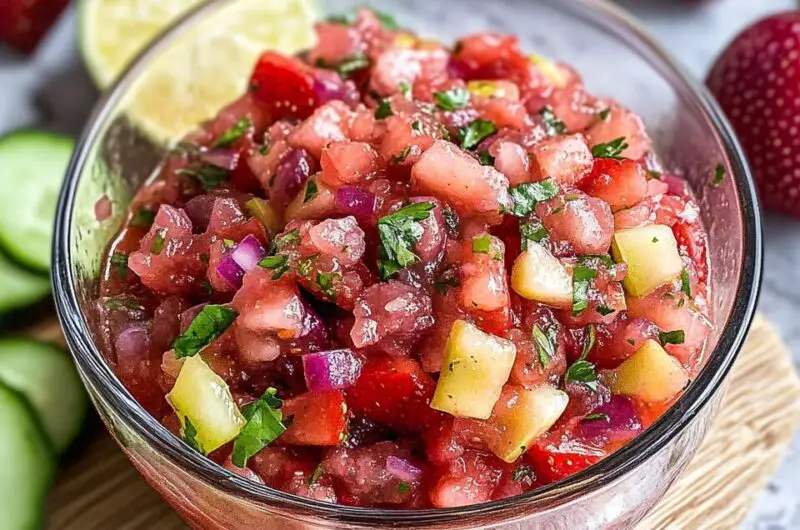 Strawberry Rhubarb Salsa