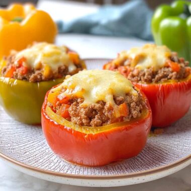 Ground Beef Stuffed Peppers