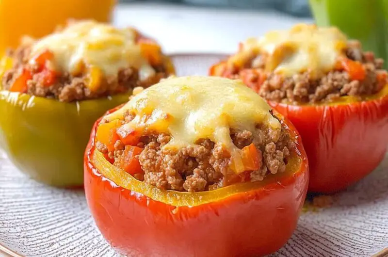 Ground Beef Stuffed Peppers