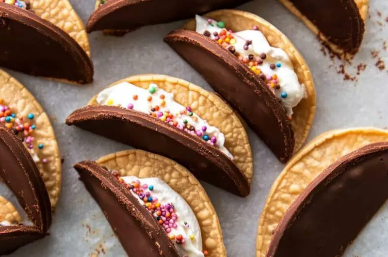 Mini Chocolate Tacos