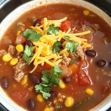 Best Slow Cooker Taco Soup