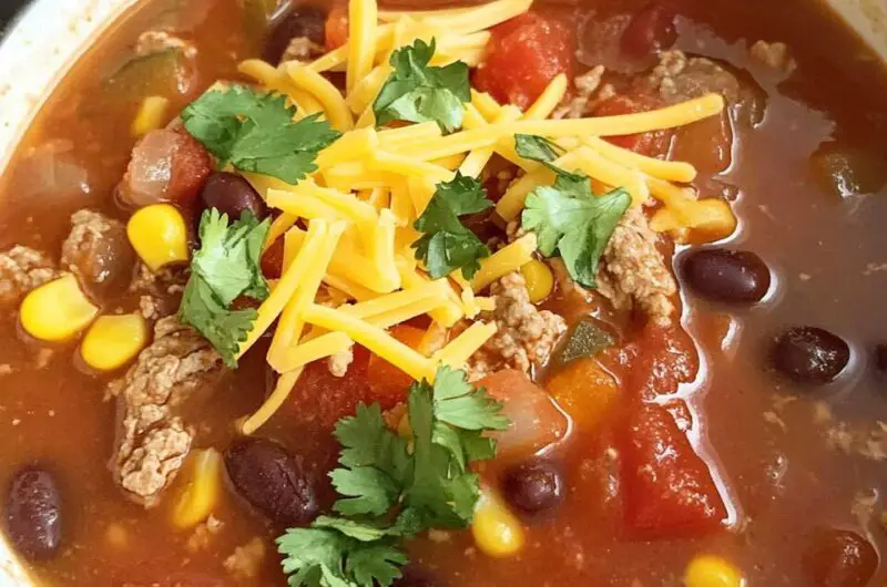 Best Slow Cooker Taco Soup