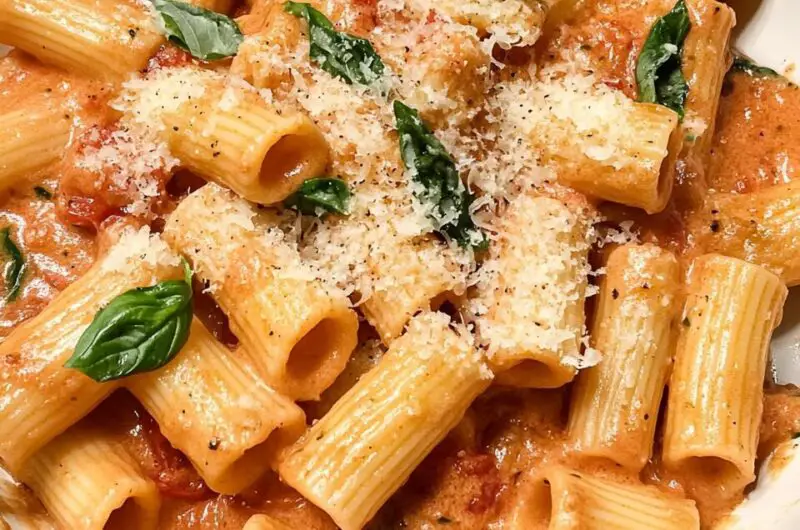 Best Creamy Tomato Rigatoni